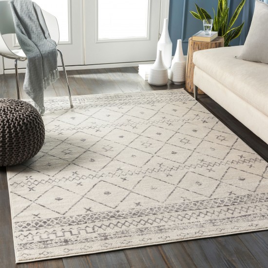 Surya Roma White Rug 6'7" Square