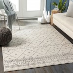 Surya Roma White Rug 9'10" X 14'