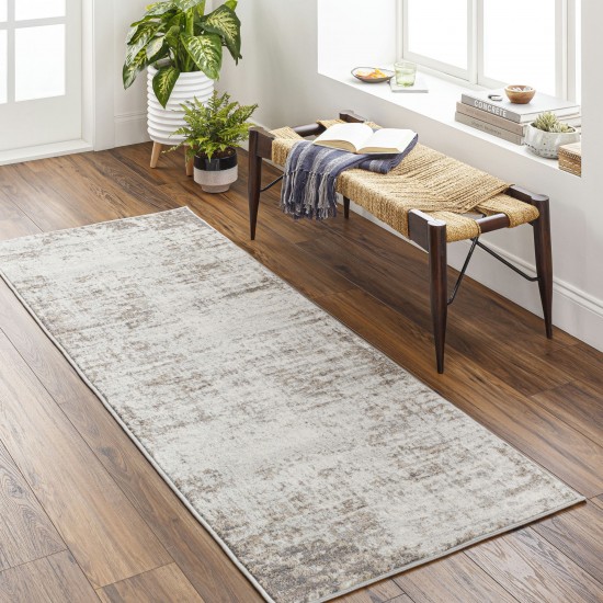 Surya Roma Rom-2395 Charcoal Rug 2'7" X 10'