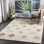 Surya Sabra Cream Rug 5' X 7'6"