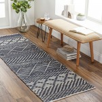 Surya Santa Barbara Navy Rug 2'6" X 8'