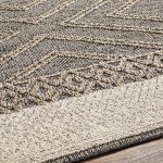 Surya Sarasota Black Rug 2'5" X 7'3"
