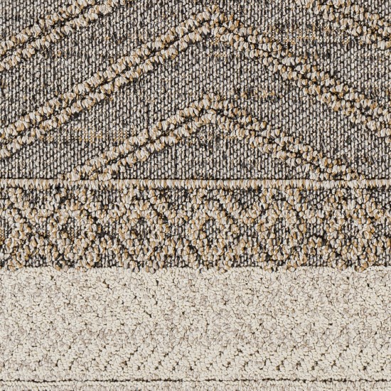 Surya Sarasota Black Rug 2'5" X 7'3"