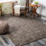 Surya Sawyer Saw-2301 Dark Brown Rug 2'6" X 8'