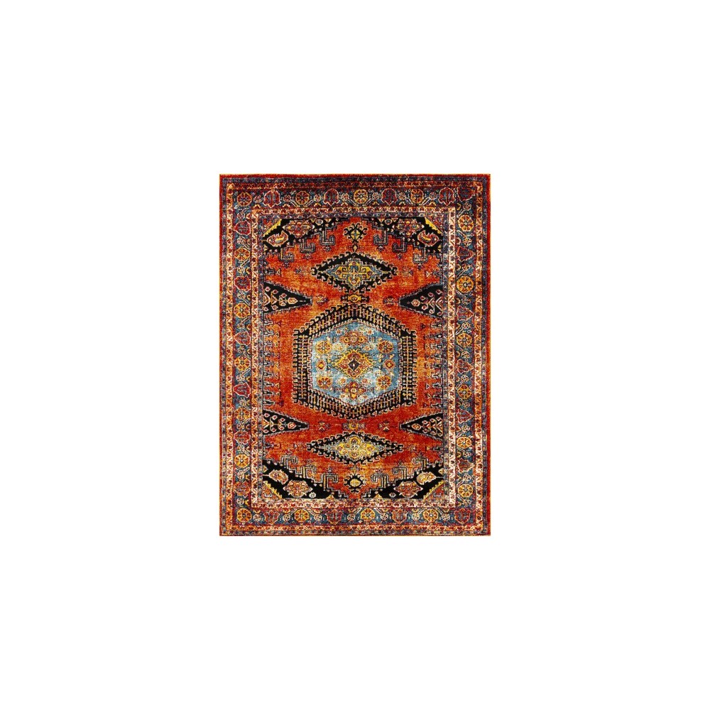 Surya Serapi Red Rug 7'10" X 10'6" Surya Serapi Red Rug 7'10" X 10'6"