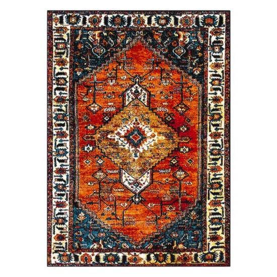 Surya Serapi Black Rug 5'3" X 7'3"