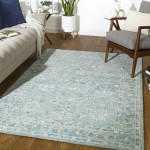 Surya Shelby Aqua Rug 4' X 6'