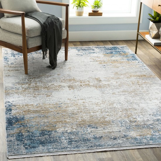 Surya Solar Sor-2301 Sky Blue Rug 6'7" X 9'6"