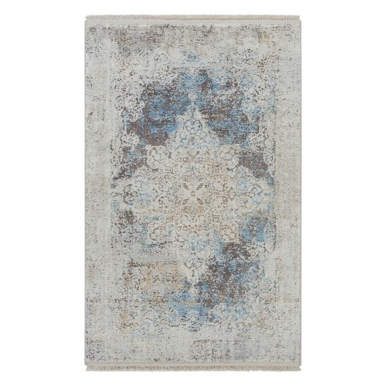 Surya Solar Sor-2306 Sky Blue Rug 6'7" X 9'6"