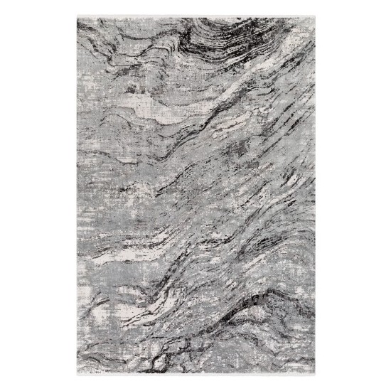 Surya Solar Sor-2309 Charcoal Rug 6'7" X 9'6"