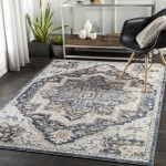 Surya St Tropez Srz-2303 Dark Blue Rug 5'2" X 7'