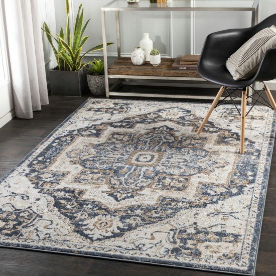 Surya St Tropez Srz-2303 Dark Blue Rug 6'6" X 9'2"