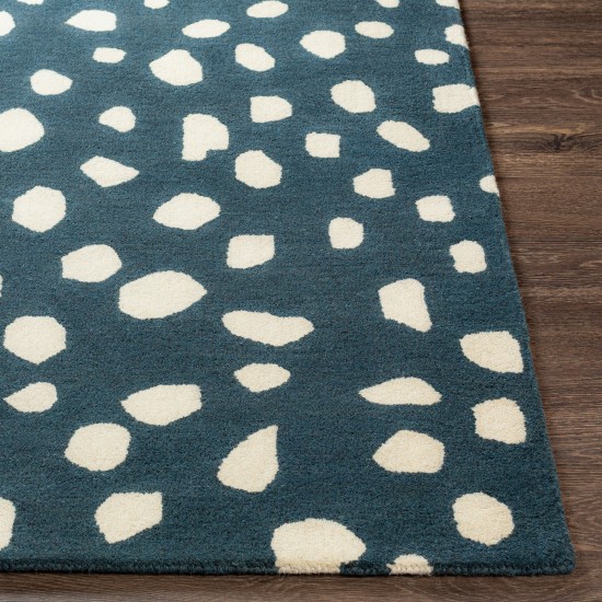 Surya Stella Deep Teal Rug 2' X 8'