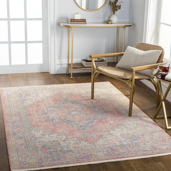 Surya Subtle Sub-2301 Red Rug 5'3" X 7'