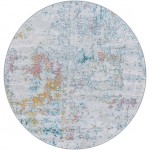 Surya Sunderland Sun-2334 Teal Rug 5'3" Round