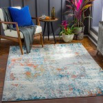 Surya Sunderland Sun-2335 Teal Rug 5'3" Round