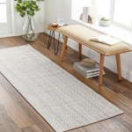 Surya Sycamore White Rug 2'6" X 8'