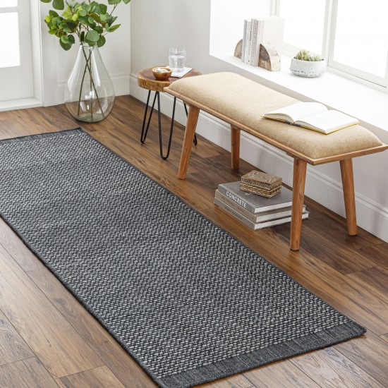 Surya Sycamore Syc-2302 Charcoal Rug 2'6" X 8'