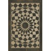 Pattern 01 We're all Mad Here 20x30 Vintage Vinyl Floorcloth