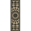 Pattern 01 We're All Mad Here 36x115 Vintage Vinyl Floorcloth