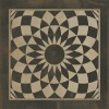 Pattern 01 We're all Mad Here 72x72 Vintage Vinyl Floorcloth
