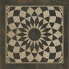 Pattern 01 We're all Mad Here 96x96 Vintage Vinyl Floorcloth