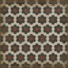 Pattern 02 Organic Synthesis 72x72 Vintage Vinyl Floorcloth