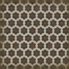 Pattern 02 Organic Synthesis 96x96 Vintage Vinyl Floorcloth