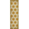 Pattern 02 Pushing up Daisies 36x126 Vintage Vinyl Floorcloth