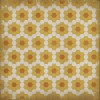 Pattern 02 Pushing up Daisies 72x72 Vintage Vinyl Floorcloth