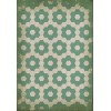 Pattern 02 Water Lilies 70x102 Vintage Vinyl Floorcloth