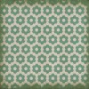 Pattern 02 Water Lilies 96x96 Vintage Vinyl Floorcloth