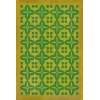 Pattern 03 Follow the Yellow Brick Road 24x36 Vintage Vinyl Floorcloth