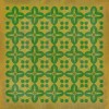 Pattern 03 Follow the Yellow Brick Road 36x36 Vintage Vinyl Floorcloth