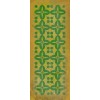 Pattern 03 Follow the Yellow Brick Road 36x90 Vintage Vinyl Floorcloth