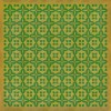 Pattern 03 Follow the Yellow Brick Road 96x96 Vintage Vinyl Floorcloth