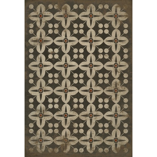 Pattern 03 Oz 70x102 Vintage Vinyl Floorcloth