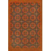 Pattern 03 Red Rum 20x30 Vintage Vinyl Floorcloth