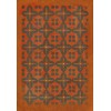 Pattern 03 Red Rum 70x102 Vintage Vinyl Floorcloth