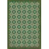 Pattern 03 the Emerald City 96x140 Vintage Vinyl Floorcloth