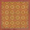 Pattern 03 The Lollipop Guild 48x48 Vintage Vinyl Floorcloth