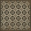 Pattern 03 There's no place like Home 36x36 Vintage Vinyl Floorcloth