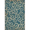 Pattern 04 Tsunami 24x36 Vintage Vinyl Floorcloth
