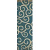 Pattern 04 Tsunami 36x115 Vintage Vinyl Floorcloth