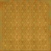 Pattern 05 Colonel Mustard 120x120 Vintage Vinyl Floorcloth