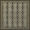 Pattern 05 Dorian Gray 36x36 Vintage Vinyl Floorcloth