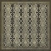 Pattern 05 Dorian Gray 48x48 Vintage Vinyl Floorcloth