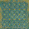 Pattern 05 Drookit 48x48 Vintage Vinyl Floorcloth