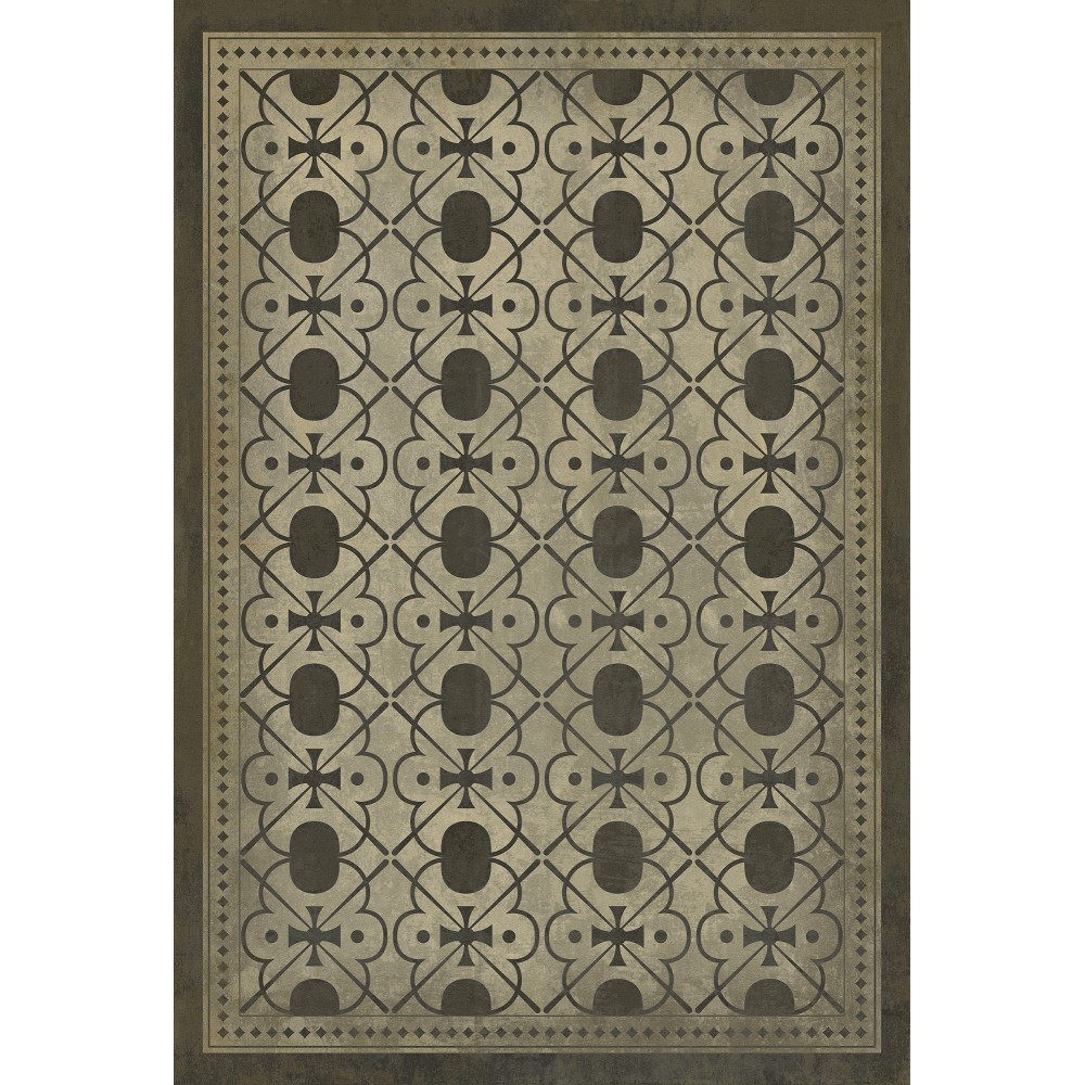 Pattern 05 Holmes 38x56 Vintage Vinyl Floorcloth