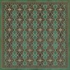 Pattern 05 Jeeves 72x72 Vintage Vinyl Floorcloth